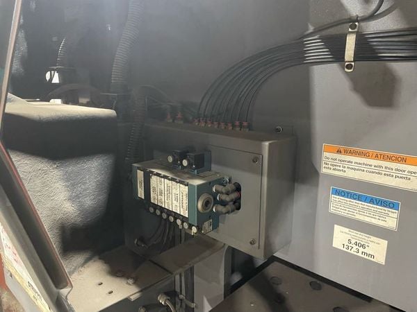 23 Ton, LVD Strippit #1250, turret punch, CNC Control, Standard automatic index & Roller ball table - Image 9