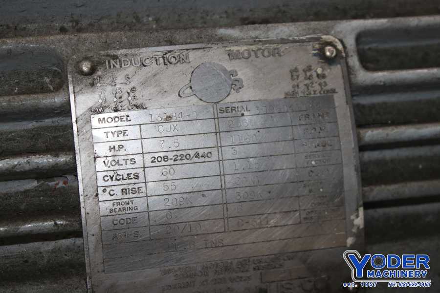 24" stroke, Sundstrand, horizontal hydraulic broach, 220/3/60, #75453 - Image 4