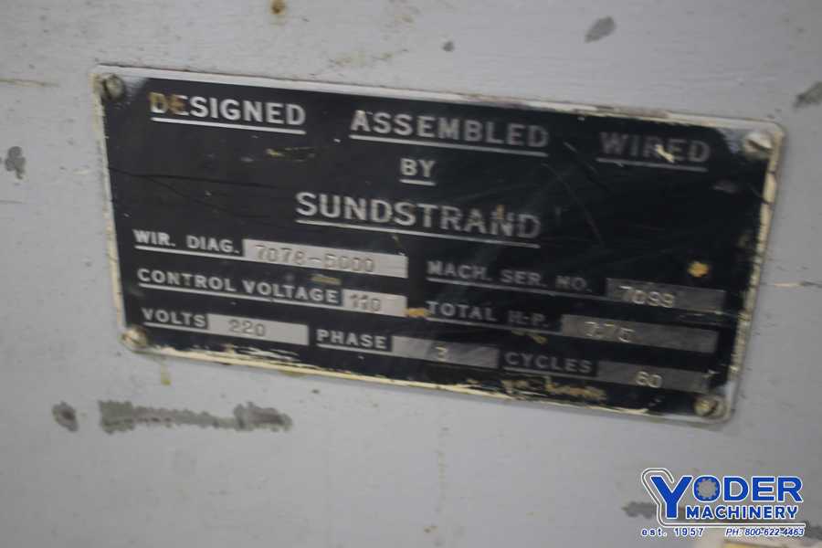 24" stroke, Sundstrand, horizontal hydraulic broach, 220/3/60, #75453 - Image 10