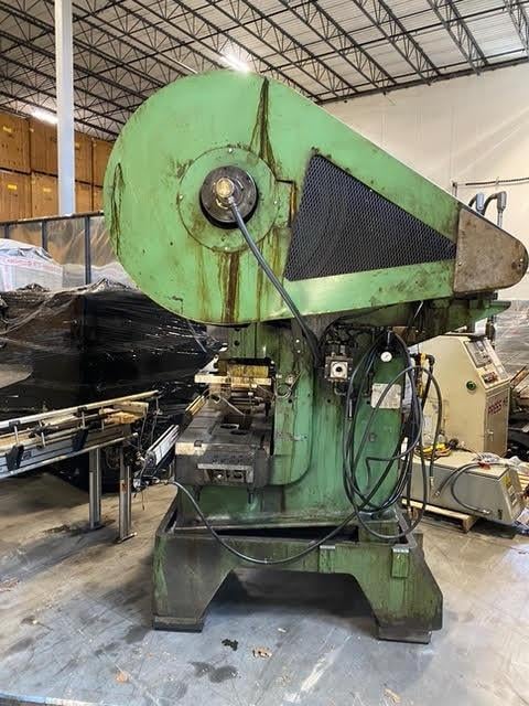 60 Ton, Minster #B1-60, 4" stroke, 12" Shut Height, 2.5"adj., 100-300 SPM, 32" x19"bed, Wintress Smart PAC - Image 5