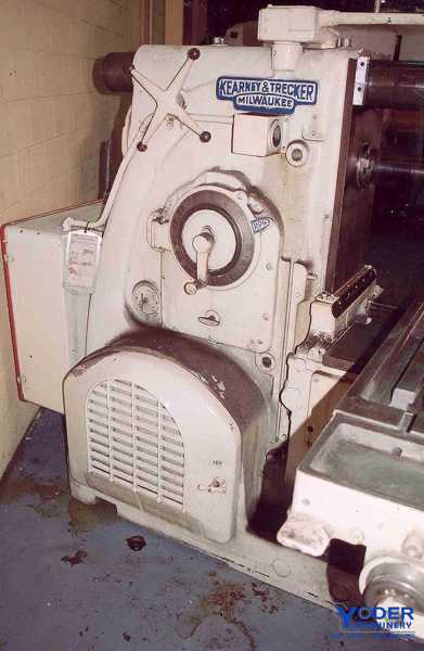 Kearney & Trecker #430TF-20, plain horizontal mill, 20" x80" table, coolant, #50NS, #16788 - Image 3