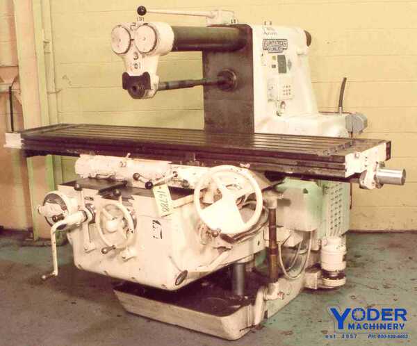 Kearney & Trecker #430TF-20, plain horizontal mill, 20" x80" table, coolant, #50NS, #16788 - Image 4