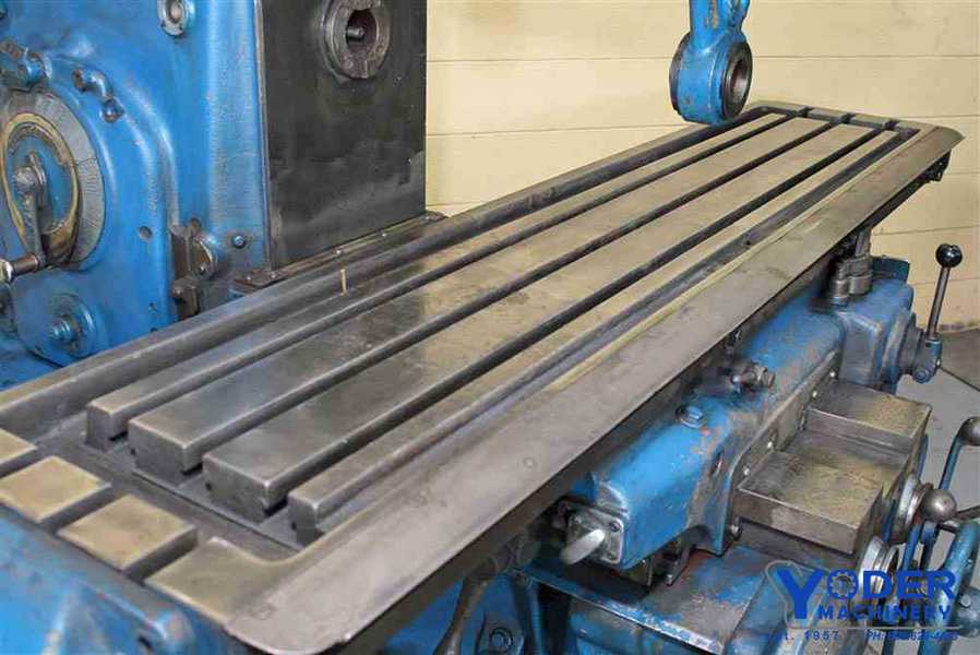 Kearney & Trecker #3CSM, plain horizontal mill, 15" x74" table, coolant, #50 taper, #53985 - Image 4