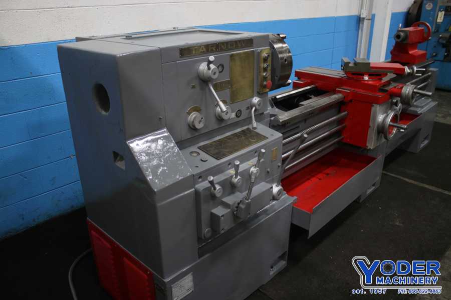 21" x 82" Tarnow #TUJ-50, gap bed engine lathe, 13" swing over cross slide, 3 & 4-jaw chuck, thread dial - Image 9