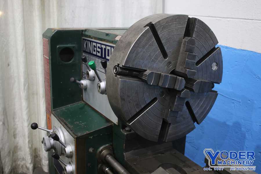 24" x 118" Kingston #HL3000, gap bed engine lathe, 17" swing over cross slide, inch/metric, 10 HP, 1992 - Image 8