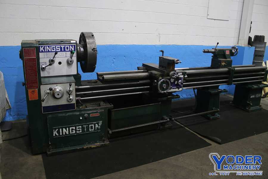 24" x 118" Kingston #HL3000, gap bed engine lathe, 17" swing over cross slide, inch/metric, 10 HP, 1992 - Image 10