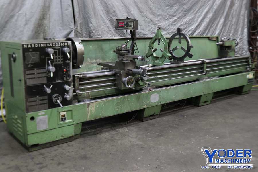 25" x 160" Nardini #SZA26150T, engine lathe, 17-5/16" swing over cross slide, inch/metric, Trak 2-Axis - Image 2