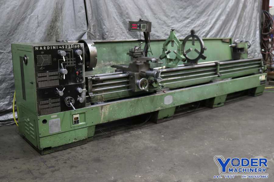 25" x 160" Nardini #SZA26150T, engine lathe, 17-5/16" swing over cross slide, inch/metric, Trak 2-Axis - Image 7