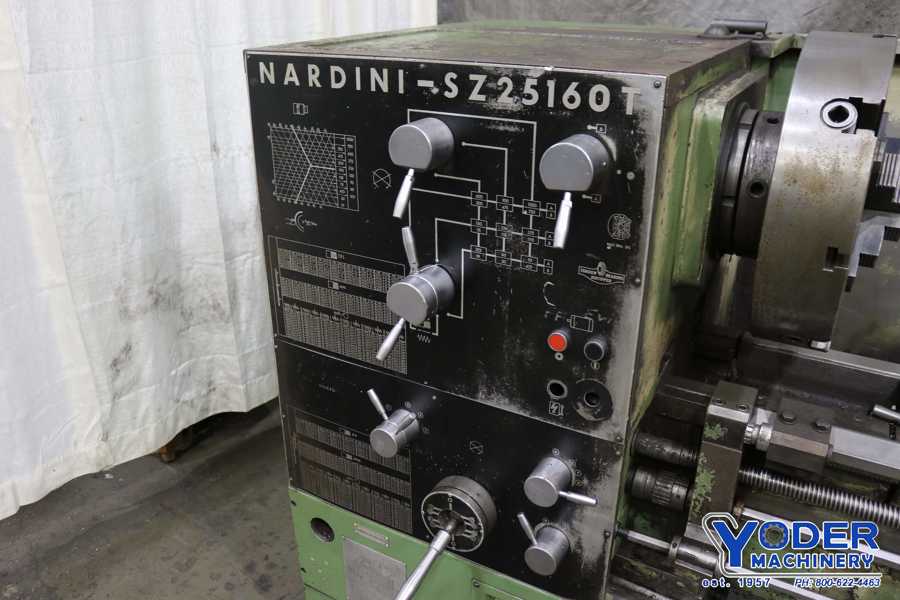 25" x 160" Nardini #SZA26150T, engine lathe, 17-5/16" swing over cross slide, inch/metric, Trak 2-Axis - Image 8