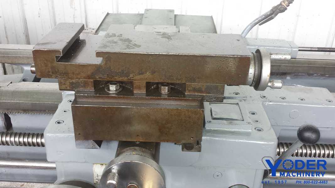25" x 72" Summit #25, gap bed engine lathe, 16" swing over cross slide, inch/metric, 3-jaw 12" chuck, 1971 - Image 5