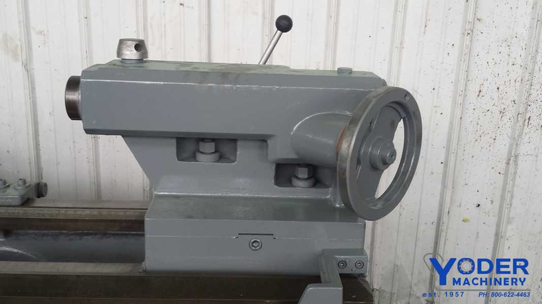 25" x 72" Summit #25, gap bed engine lathe, 16" swing over cross slide, inch/metric, 3-jaw 12" chuck, 1971 - Image 7