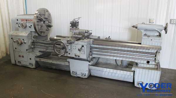 28" x 86" Sirco #PA-24, gap bed engine lathe, inch/metric, taper attachment, hard ways, #61351 - Image 1
