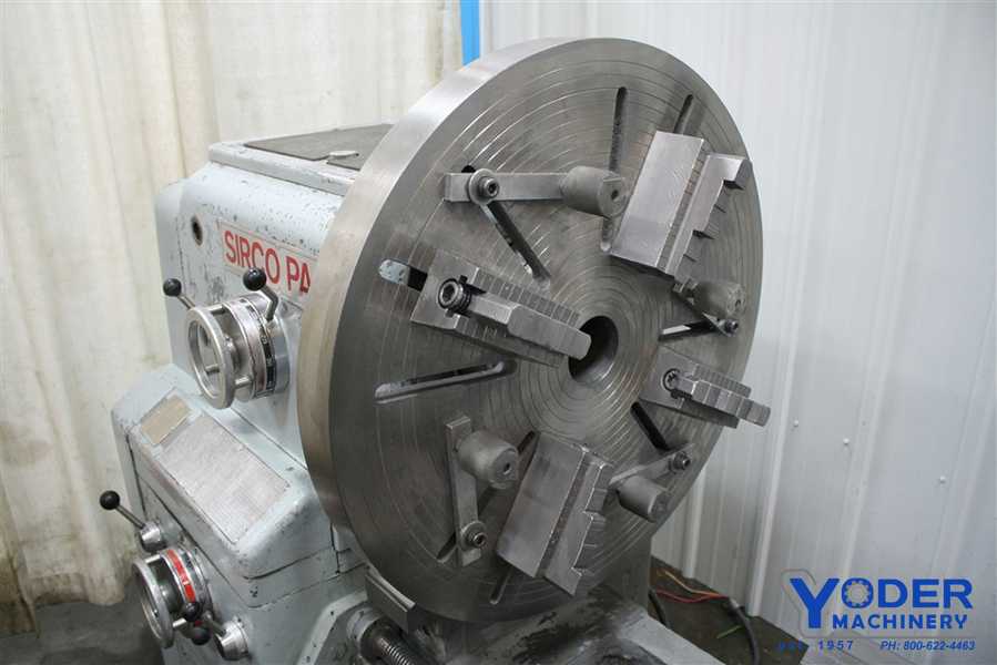 28" x 86" Sirco #PA-24, gap bed engine lathe, inch/metric, taper attachment, hard ways, #61351 - Image 4