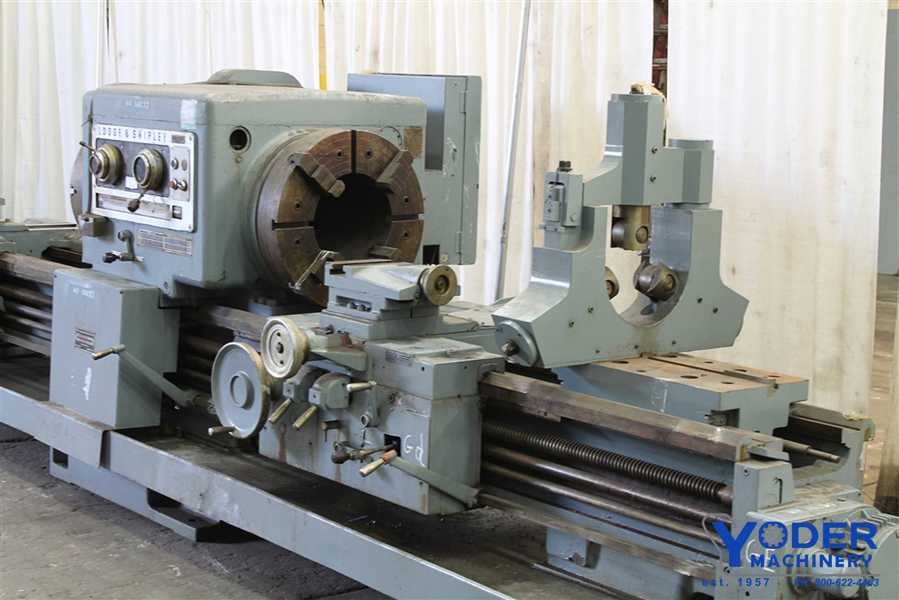 28" x 96"/240" Lodge & Shipley #2516, hollow spindle engine lathe, dual 4-jaw 24" chucks, #61474 - Image 3