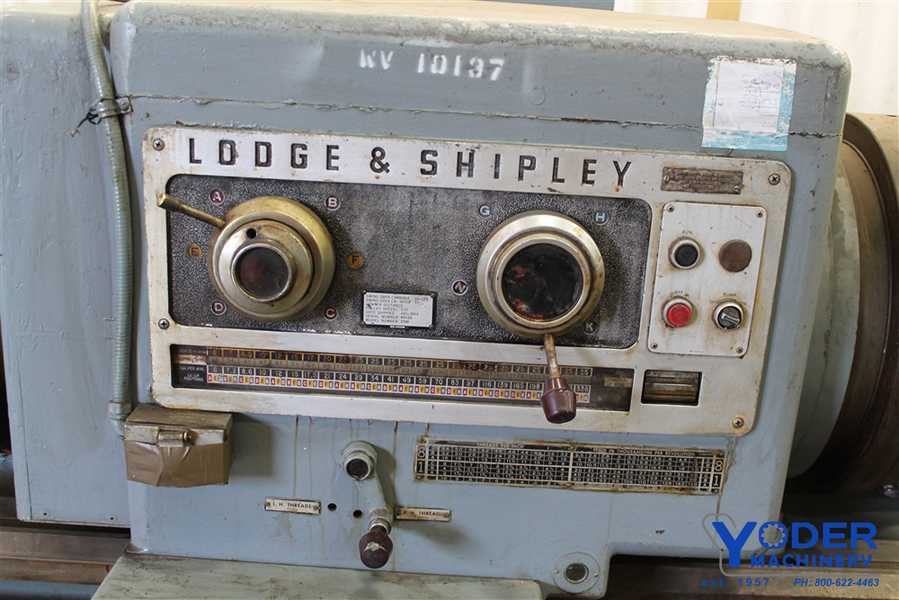 28" x 96"/240" Lodge & Shipley #2516, hollow spindle engine lathe, dual 4-jaw 24" chucks, #61474 - Image 5