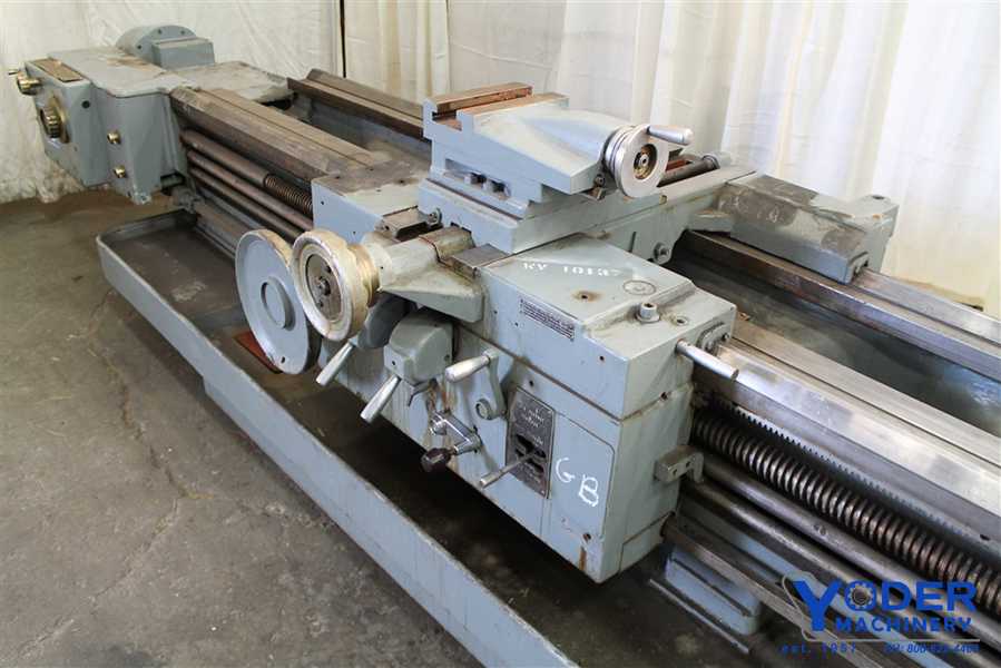 28" x 96"/240" Lodge & Shipley #2516, hollow spindle engine lathe, dual 4-jaw 24" chucks, #61474 - Image 7