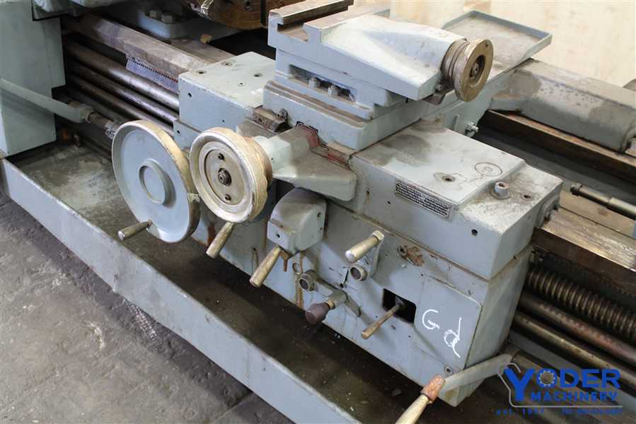 28" x 96"/240" Lodge & Shipley #2516, hollow spindle engine lathe, dual 4-jaw 24" chucks, #61474 - Image 8