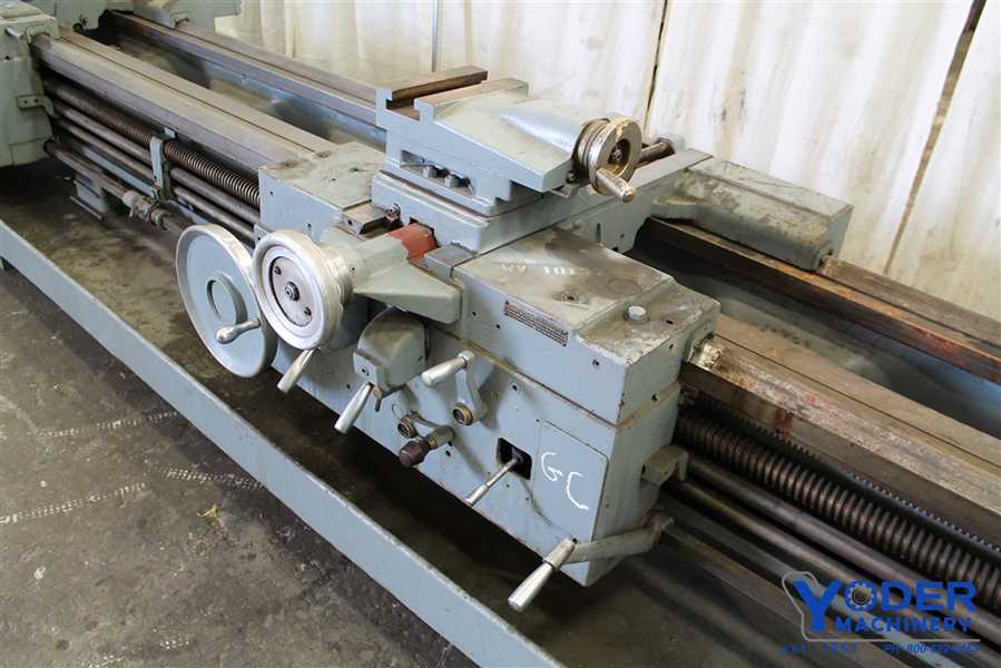 28" x 96"/240" Lodge & Shipley #2516, hollow spindle engine lathe, dual 4-jaw 24" chucks, #61474 - Image 10