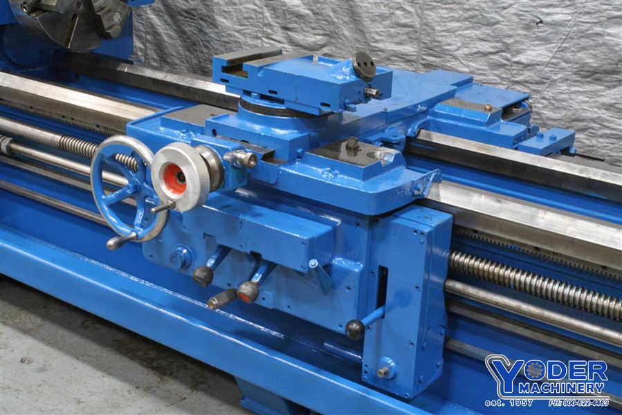 26" x 96" Axelson #2516, engine lathe, 17" swing over cross slide, 4-jaw 18" chuck, chip pans, coolant, #71788 - Image 6