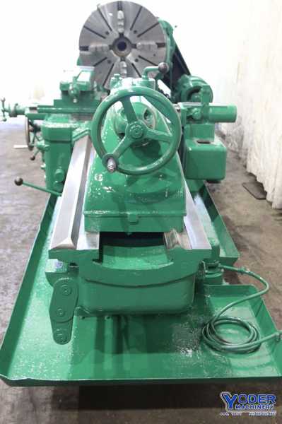 30" x 74" Morando #TUR350, engine lathe, 4-jaw chuck, Imperial & metric threads, #70979 - Image 4