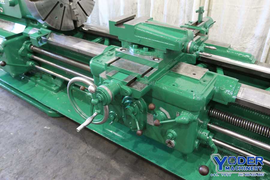 30" x 74" Morando #TUR350, engine lathe, 4-jaw chuck, Imperial & metric threads, #70979 - Image 6