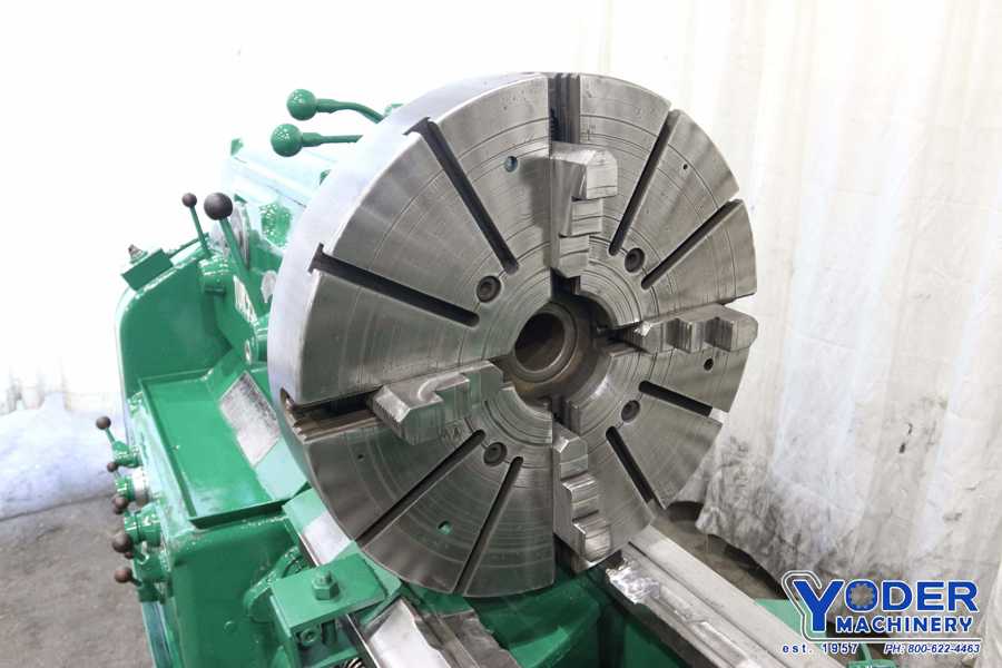 30" x 74" Morando #TUR350, engine lathe, 4-jaw chuck, Imperial & metric threads, #70979 - Image 10