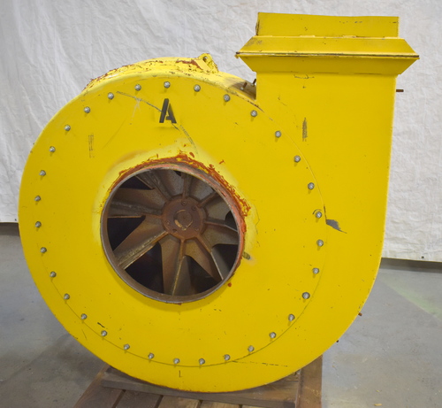 Material handling fan, 38" wheel, 13" width, 19" inlet, 14" x 16" outlet upblast discharge - Image 1