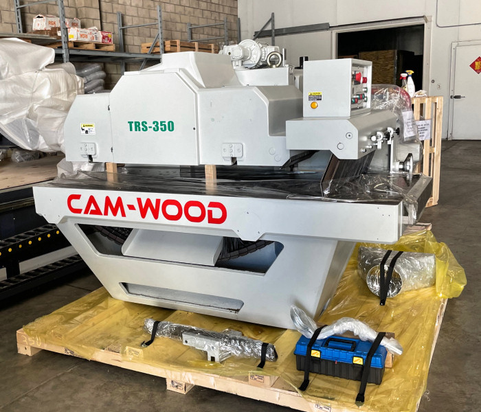 13-3/4" Cam-Wood #TRS-350X, Multi-blade Dip Chain Rip Saw, 5-1/4" cut depth, 25" working L, 16" blade - Image 2