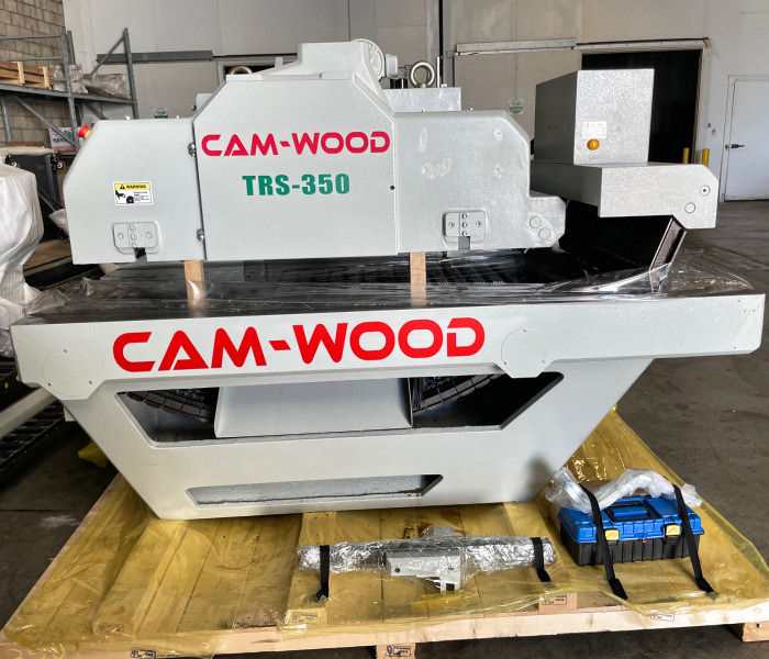 13-3/4" Cam-Wood #TRS-350X, Multi-blade Dip Chain Rip Saw, 5-1/4" cut depth, 25" working L, 16" blade - Image 4