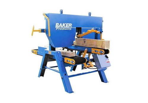 Baker #A, Horizozntal Band Re-saw, w/Slide return, 7" x 7" timber capacity, 120 FPM, 6" width, 20 HP, 28" - Image 1