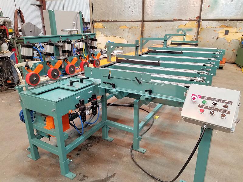 9" wide x 16' long, Math-Ex #CMS-16, Lateral-Chain Moulder Feeder, 4-1/2" thick, 600 FPM, 3 HP roller, 1-1/2 - Image 1