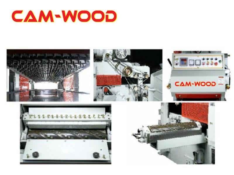 38" x 7" Cam-Wood #PL-38-SX, Top & Bottom Surfacer, 1/4" cut depth, 12" min. L, 52 FPM, 4000 RPM, 40 HP Top - Image 2