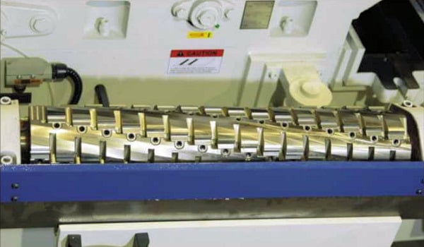 38" x 7" Cam-Wood #PL-38-SX, Top & Bottom Surfacer, 1/4" cut depth, 12" min. L, 52 FPM, 4000 RPM, 40 HP Top - Image 3