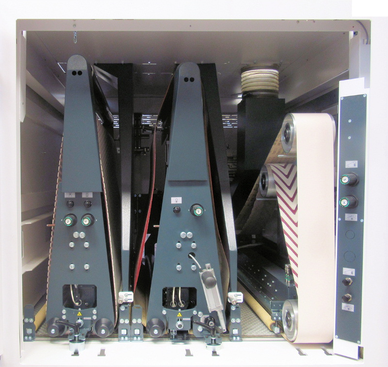 53" x 7-1/2" EMC #Flexy-1350-3WRK, 3-Hd. Top Knife Planer/Sander, 103" x 54" belt, 5-1/2" knife diameter, 20 - Image 3