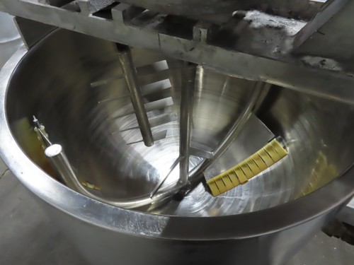 125 gallon Groen #TA-125, Stainless Steel jacketed kettle with sweep scraper, 45 psi - Image 3