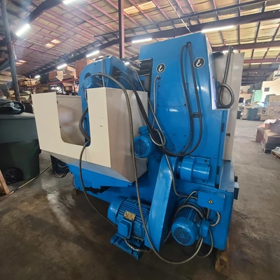 Vanguard #YB3120K, vertical automatic gear hobber, 200mm max diameter, 7.67" cutter slide, 5" max hob - Image 6