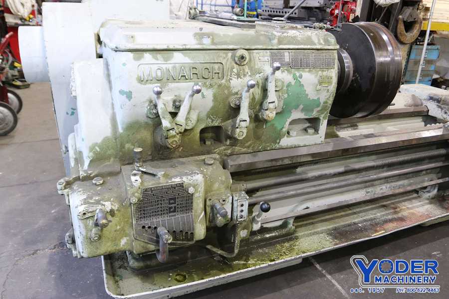 30" x 96" Monarch #25N, engine lathe, 2-1/4" spindle hole diameter, rapid traverse, 30 HP, #68037 - Image 2