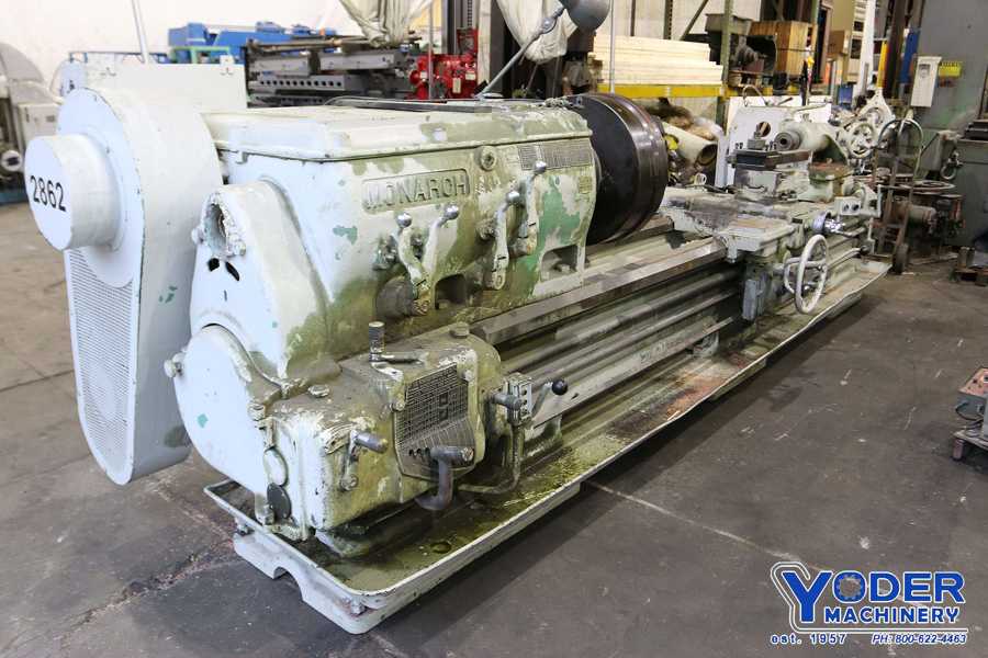 30" x 96" Monarch #25N, engine lathe, 2-1/4" spindle hole diameter, rapid traverse, 30 HP, #68037 - Image 3