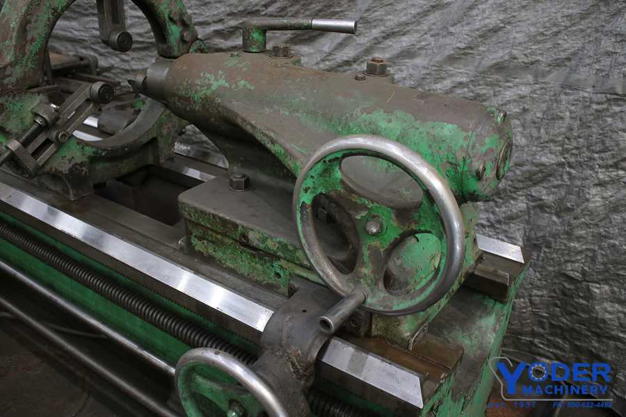 30" x 96" Sidney #LOT-250, engine lathe, 17" swing over cross slide, 4-jaw 24" chuck, steady rest, 25 HP - Image 3