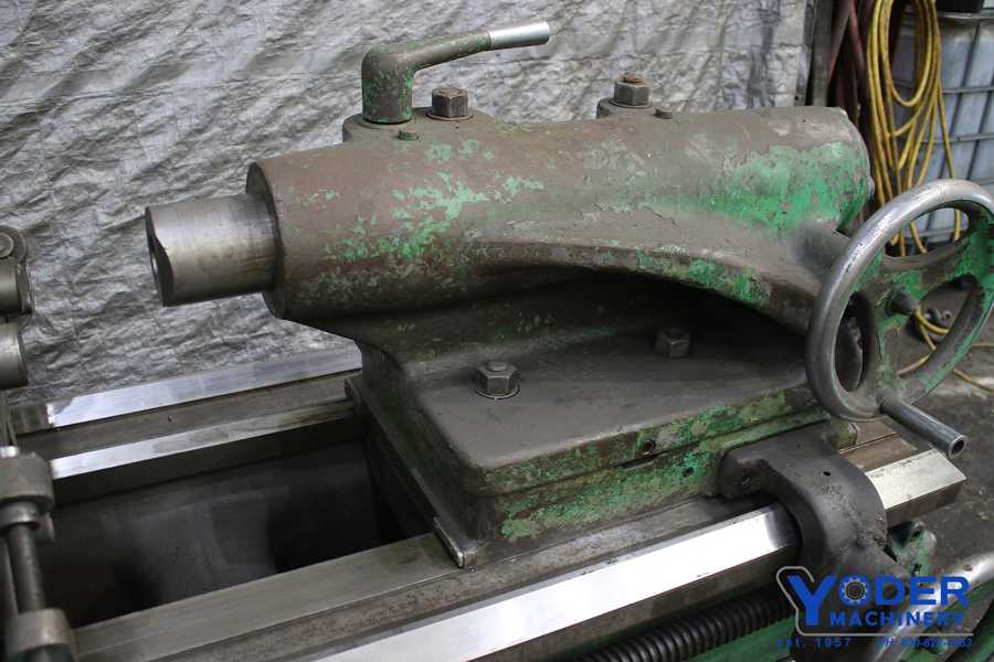 30" x 96" Sidney #LOT-250, engine lathe, 17" swing over cross slide, 4-jaw 24" chuck, steady rest, 25 HP - Image 4