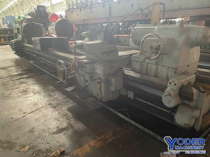 42" x 228" American #Pacemaker, engine lathe, 28-1/2" swing over cross slide, 4-jaw 32" chuck, 20 HP, #75577 - Image 6