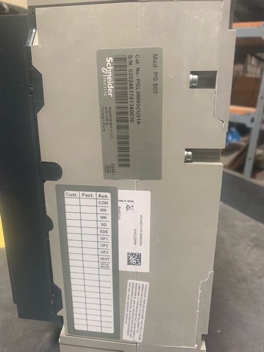 800 Amps, Schneider, PowerPact breaker, 50/60 Hz, s/n #0202461741340010, new - Image 5