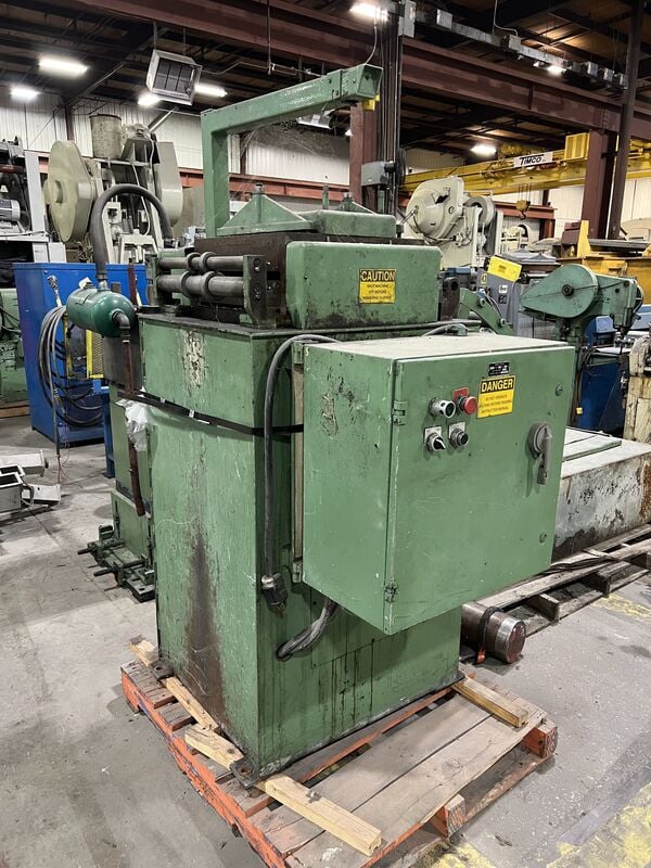 18" x .093" CWP #18B, straightener, 7 rolls, 2" dia rolls, serial #42772, #14186T - Image 1