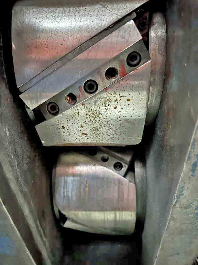 Braner, 72" x 0.250" scrap chopper, (2) heads, 0.015"-0.048" thick capacity - Image 6