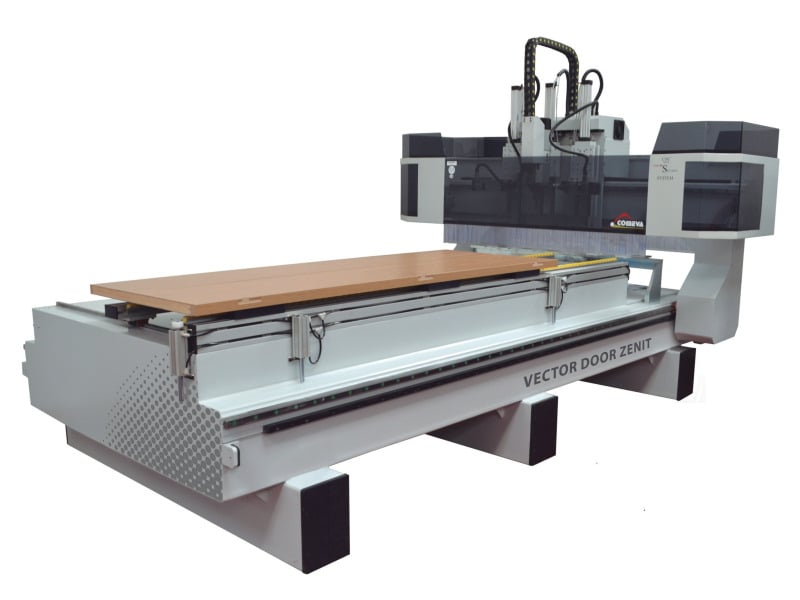 Comeva #Vector-Door-Zenit, CNC Door Machine w/ATC/Boring, 3000 x 1300 x ...