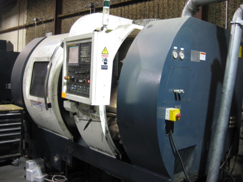 Johnford #SL-500CS, 3-Axis CNC Turning Center, 22.8" swing, 10" chuck, 3" bar, 31" centers, 2013 - Image 1