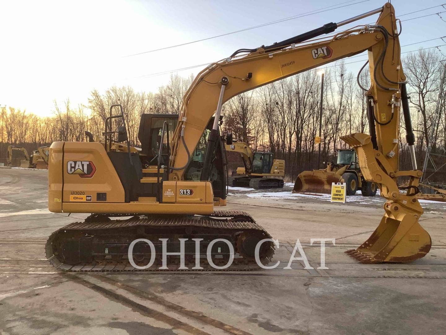 Caterpillar 313 TCS TH, Crawler Excavator, 50 hours, S/N: JHR10459, 2021 - Image 3