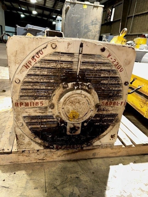 500 HP 1200 RPM Westinghouse, Frame 5808L, weather protected enclosure type 1, 1.15 service factor, 112 amps - Image 1