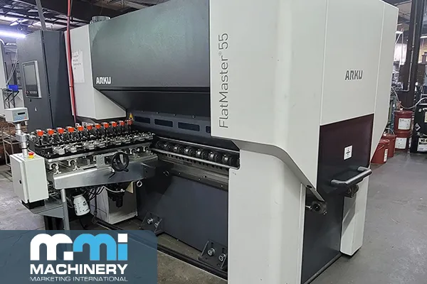 64 x .47 Arku #Flatmaster-55/165, CNC leveling machine, 18 rolls, 68 hours, like new, 2019 - Image 4