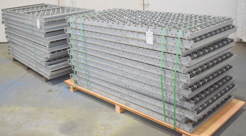 32" wide x 5.8' long, Gravity skate wheels conveyor roll-case, 26 sections - Image 8